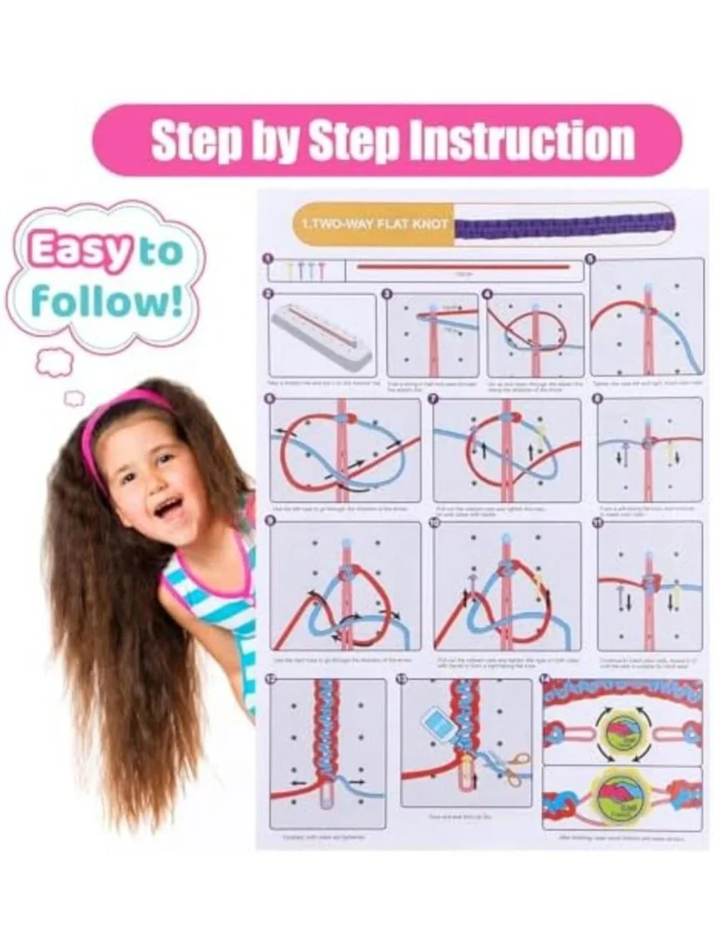 DIY Friendship Bracelet Making Kit for Girls - Fun Jewelry Craft for Ages 8-12